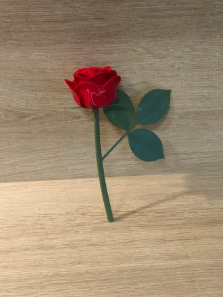 Rosas Rojas Impresas 3D