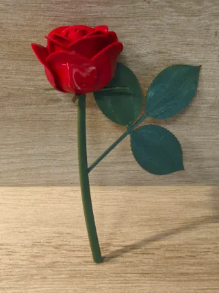 Rosas Rojas Impresas 3D