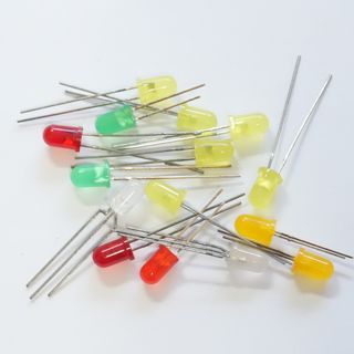 LOTE DE DIODOS LED - 3mm - 5mm - rectangulares