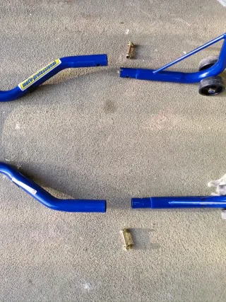 Elevador Moto Rueda Trasera Azul