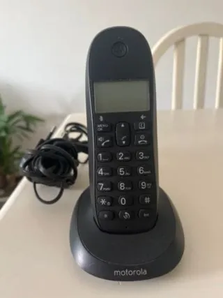 Teléfono Inalámbrico Motorola Negro