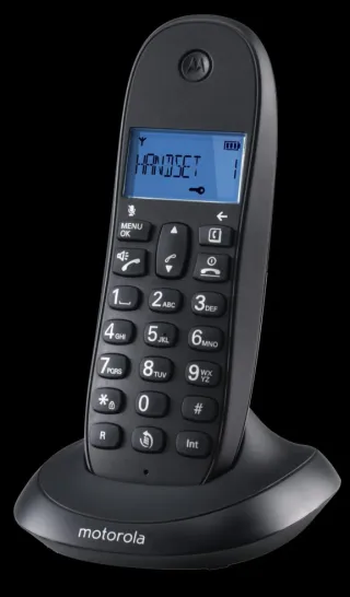 Teléfono Inalámbrico Motorola Negro