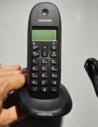 Teléfono Inalámbrico Motorola Negro
