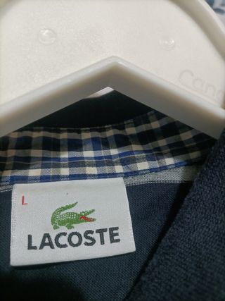 Polo Lacoste Rayas Talla L