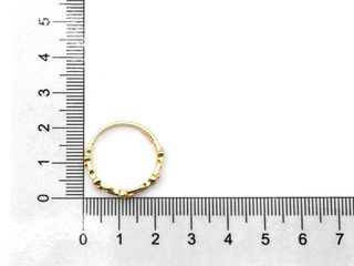 sortija oro 18k con piedra con circonita