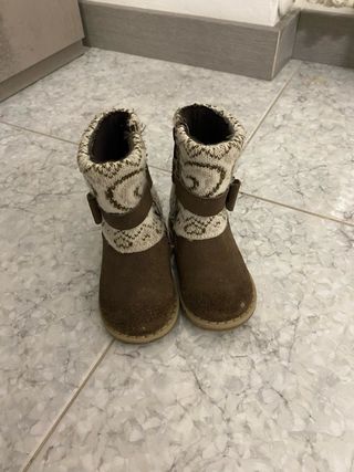 Set 2 stivaletti bimba marroni e nero