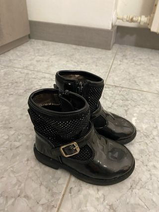 Set 2 stivaletti bimba marroni e nero