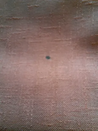 Cortina coral con botones