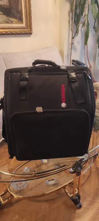 Acordeón Hohner Bravo III 80 Rojo