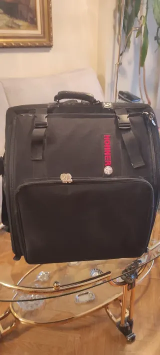 Acordeón Hohner Bravo III 80 Rojo