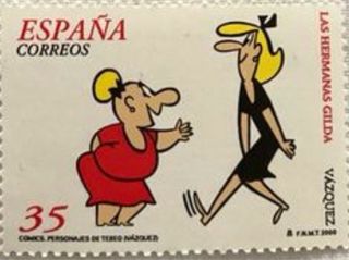 Sello España Correos Las Hermanas Gilda
