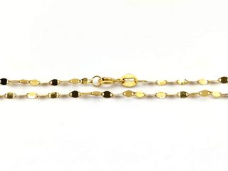 cadena oro 18k 25cm