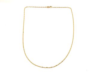 cadena oro 18k 25cm