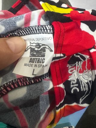 Bañador y gorro Autric deportivo hombre