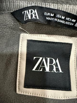 Giacca a vento Zara uomo beige