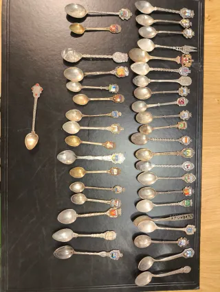 Colección 38 Cucharillas Ciudades Europeas