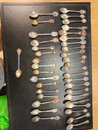 Colección 38 Cucharillas Ciudades Europeas