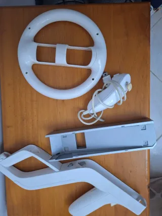 Consola Nintendo Wii Blanca + Accesorios + juegos