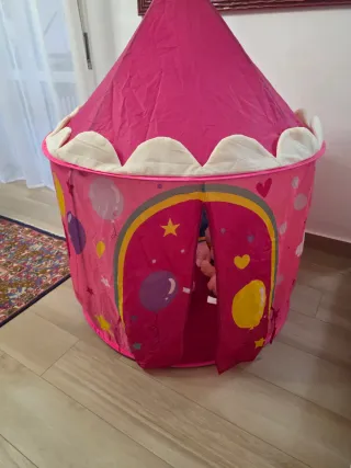 Tenda gioco bambina rosa