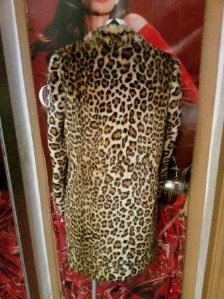 Abrigo Zara Animal Print