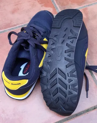 Botines John Smith Azul y Amarillo Talla 41