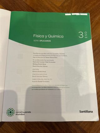 FISICA Y QUIMICA SERIE APLICAMOS 3 ESO CONSTRUY...