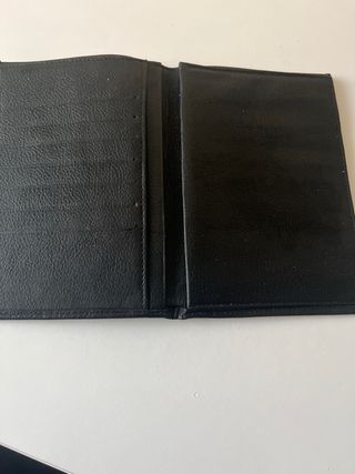 Cartera porta documentos negra