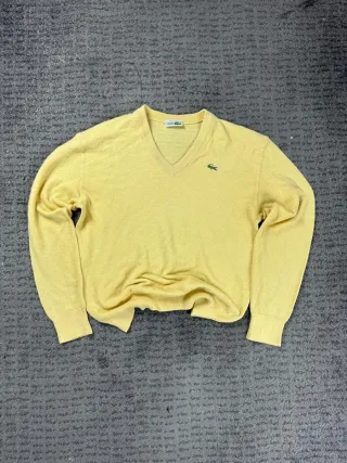 ¡¡OFERTA!! Talla L Jersey Lacoste Vintage Amarillo