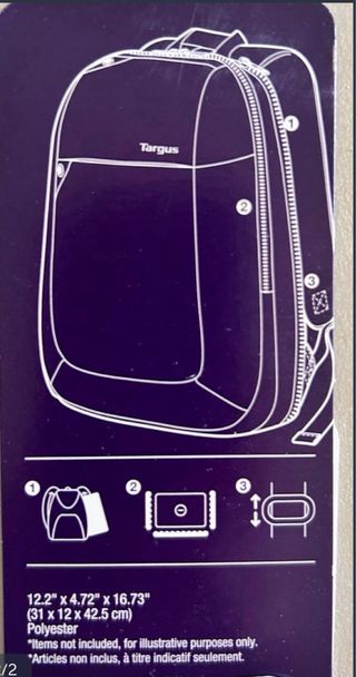 Mochila Targus Negra Compacta Portátil