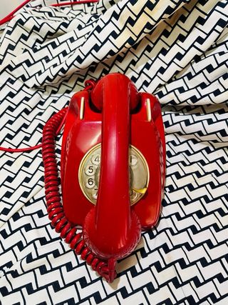 Teléfono Heraldo antiguo Rojo citesa