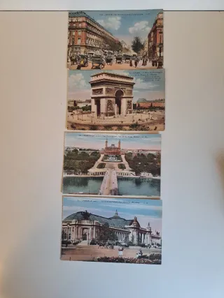 Postales Antiguas París Francia
