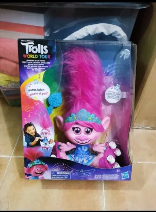 Muñeca Poppy Trolls World Tour NUEVA.