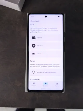 PIXEL 6a  GrabheneOS