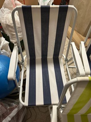 Conjunto 2/3 Sillas Plegables Playa