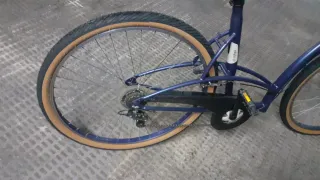 Bici paseo mujer rueda 28 azul