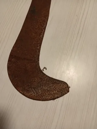 Roncola in ferro vintage anni '80