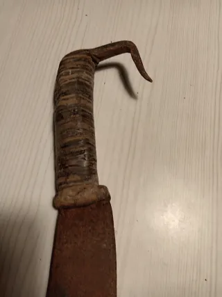 Roncola in ferro vintage anni '80