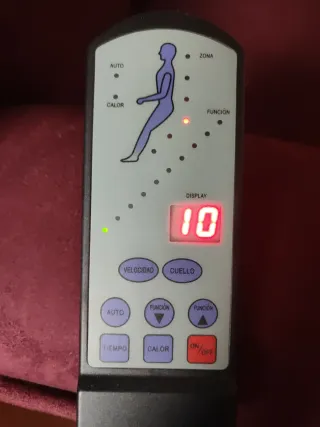 Sillón relax de tela morado