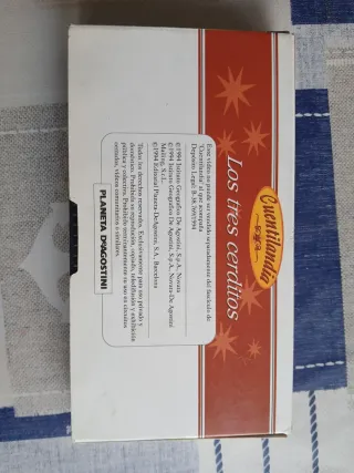 Los Tres Cerditos VHS Planeta DeAgostini