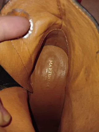 Botines Martinelli Negros Piel Tacon