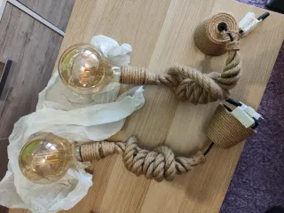 Lámparas de cuerda vintage