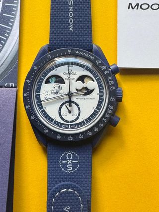 Omega x Swatch Mission Earth Moonshine Gold