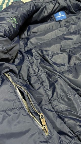 Chaqueta Harper & Neyer Verde y Azul Reversible