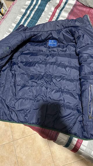 Chaqueta Harper & Neyer Verde y Azul Reversible