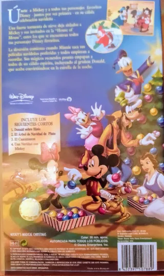 Película VHS La Navidad Mágica de Mickey