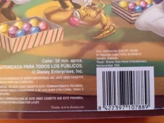 Película VHS La Navidad Mágica de Mickey