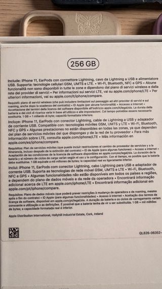 iPhone 11 256GB Blanco + Auriculares y 3 Fundas