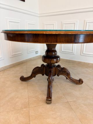 Tavolo rotondo allungabile con 4 sedie