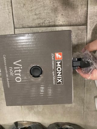 Cafetera Monix Vitro Noir