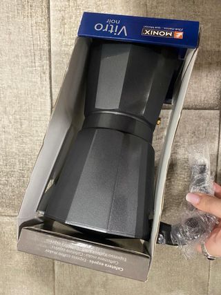 Cafetera Monix Vitro Noir